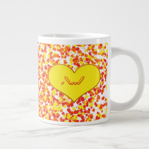 Grande Tasse ASL-I Love You With Heart par Shirley Taylor