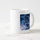 Grande Tasse Astrologie aquarelle - Gemini (Devant droit)