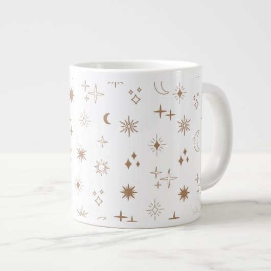 Grande Tasse Astrologie Star Motif (Devant droit)