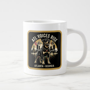 Grande Tasse Atlanta Géorgie Rottweiler Fierté Culturelle Art