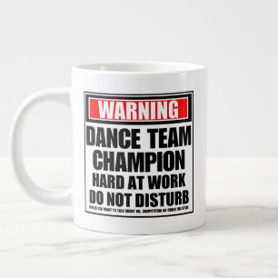 Grande Tasse Attention Champion de l'équipe de danse dur au tra