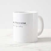 Grande Tasse Attractive Simple Professional Plain Minimalist (Devant droit)