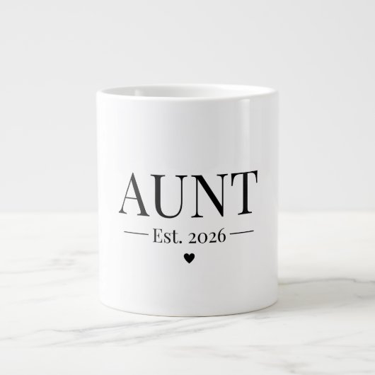 Grande Tasse Aunt Established 2026 (Devant)