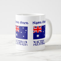 Australie Drapeau bleu Personnalisation