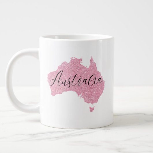 Grande Tasse Australie Pays Couleur brillante (Gauche)