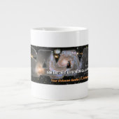 Grande Tasse autocollant de logo SAAA (Devant)