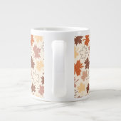 Grande Tasse Automne design automne feuilles naturels (Dos)
