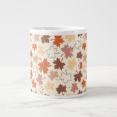 Grande Tasse Automne design automne feuilles naturels (Devant)