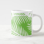 Grande Tasse automne tropical, motifs de feuilles d'été (Droite)
