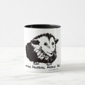 Grande tasse avec l'image d'opossum et le (Centre)
