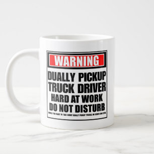 Grande Tasse Avertissement Conducteur de Camionnette à Double R