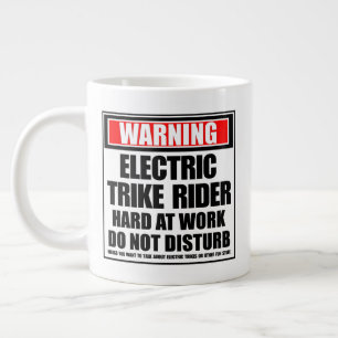 Grande Tasse Avertissement Coureur de trike électrique dur au t