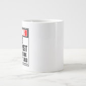 Grande Tasse Avertissement Cryotherapist Dur Au Travail Ne Déra (Devant)