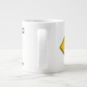 Grande Tasse Avertissement de zombie (Dos)