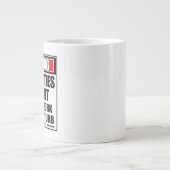 Grande Tasse Avertissement Étudiants En Sciences Humaines Dur A (Devant)