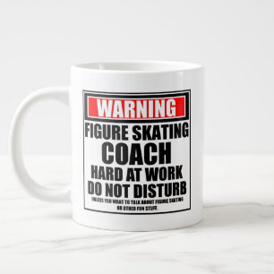 Grande Tasse Avertissement Figure Patinage Entraînement dur au 