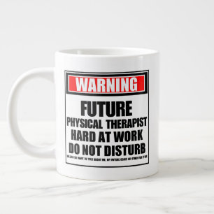 Grande Tasse Avertissement Future Physique Thérapeutique Dur Au
