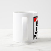 Grande Tasse Avertissement Le Maire Adjoint Dur Au Travail Ne D (Dos)