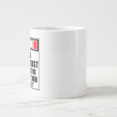 Grande Tasse Avertissement Technologue En Radiologie Dur Au Tra (Devant)