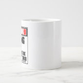 Grande Tasse Avertissement Ventilateur De Course Dur Au Travail (Devant)