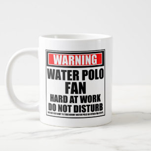 Grande Tasse Avertissement Ventilateur De Polo D'Eau Dur Au Tra