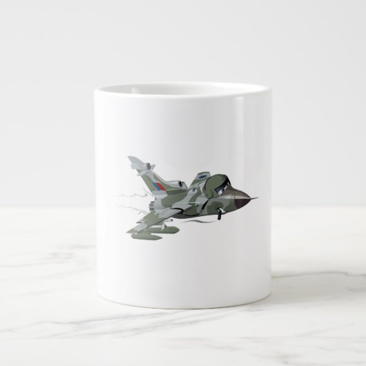 Grande Tasse Avion de dessin (Devant)