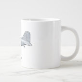Grande Tasse Avion rétro de dessin (Droite)
