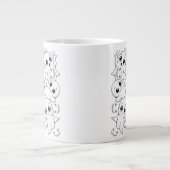 Grande Tasse Baby Ghosts Éffrayant mignon Halloween humeur (Devant)