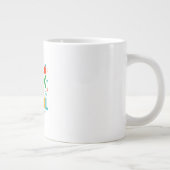 Grande Tasse Back to School" Illustrated Pencil & Apple Coffee (Droite)