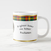 Grande Tasse Badge de clan Buchanan Tartan & Motto (Droite)