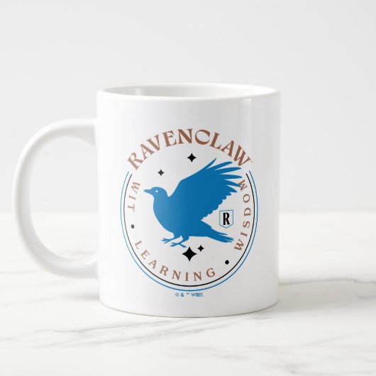 Grande Tasse Badge de la Fierté de la maison d'aigle bleu RAVEN (Gauche)