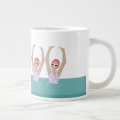 Grande Tasse Baigneurs artistiques | Illustration de natation a (Droite)