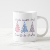 Grande Tasse Baisers d'hiver et wis de flocon (Droite)