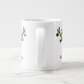 Grande Tasse Bal de Noël de Reindeer Whimser (Dos)