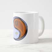 Grande Tasse Balance & Singe de Bois (Devant droit)