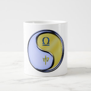 Grande Tasse Balance & Singe Métallique