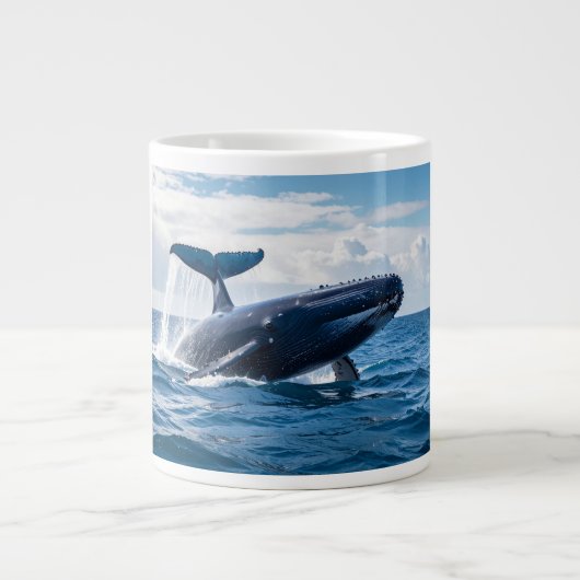 Grande Tasse baleine bleue (Devant)