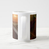 Grande Tasse Ballons et Rubans  Abstrait (Dos)