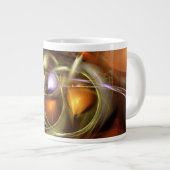 Grande Tasse Ballons et Rubans  Abstrait (Devant droit)