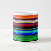 Grande Tasse Bandes minces et colorées - 1 (Devant)