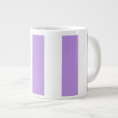 Grande Tasse Bandes pourpres, Blancs, Motif rayé (Devant droit)