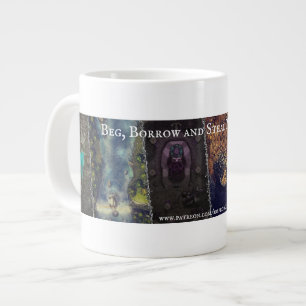 Grande Tasse Bannière Beg, Borrow and Steal