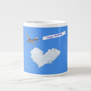 Grande Tasse Bannière d'anniversaire volante