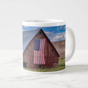 Grande Tasse Barre au drapeau américain  Colfax, Washington