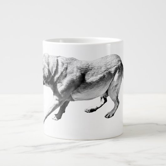 Grande Tasse Barre positionnée - Profil latéral (Devant)