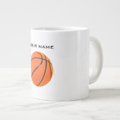 Grande Tasse Basket-ball Votre nom (Devant droit)