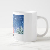 Grande Tasse Basset Hound Chien Conduite Voiture En Noël De Nei (Droite)