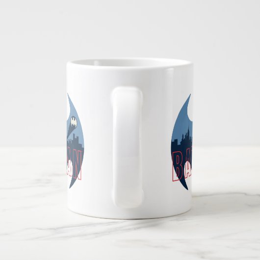 Grande Tasse Bat Logo With Gotham & Bat Signal (Dos)