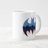 Grande Tasse Bat Logo With Gotham & Bat Signal (Devant droit)