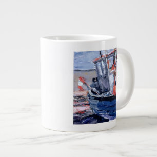 Grande Tasse Bateau avec la balise rouge